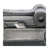 A Luger pistol by Mauser, code "42 - byf" (port. Mod. 942), with holster, Portugal