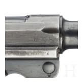 A Luger pistol by Mauser, code "42 - byf" (port. Mod. 942), with holster, Portugal