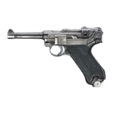 A Luger pistol by Mauser, code "42 - byf" (port. Mod. 942), with holster, Portugal