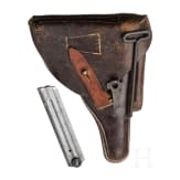 A Luger pistol by Mauser, code "42 - byf" (port. Mod. 942), with holster, Portugal