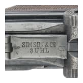 A Luger pistol by Simson