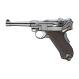 A Luger pistol Mod. 1906 by Vickers Ltd., Commercial, Dutch trial gun in wooden case