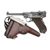 Parabellum Mod. 1906/24, W + F, mit Futteral