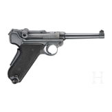 A Luger pistol Mod. 06/29 by W + F, with holster, Swiss ordnance