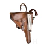 A Luger pistol Mod. 06/29 by W + F, with holster, Swiss ordnance