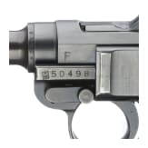 A Luger pistol Mod. 06/29 by W + F, with holster, Swiss ordnance