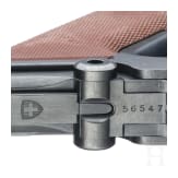 A Luger pistol Mod. 06/29 by W + F, with holster, Swiss ordnance