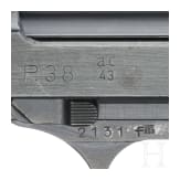 Walther P 38, Code "ac - 43", with holster