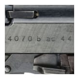 Walther P 38, code "ac - 44"