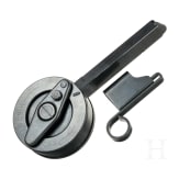 A snail drum magazine with loader for a Colt 1911 / 1911 A 1