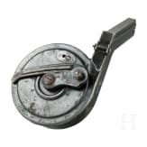 A snail drum magazine, new pattern, for a Luger pistol, by Bing in Nuremberg