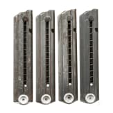 Four Luger magazines by Haenel, Wehrmacht