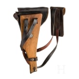 Original shoulder stock with holsters for the Navy Luger, Imperial German Navy