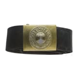 Belt buckle for enlisted men, with belt