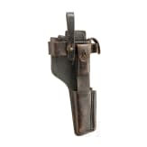 A leather harness for a Mauser C 96/16 shoulder stock