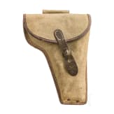 A holster for a Steyr Hahn pistol, made of "Ersatz" material