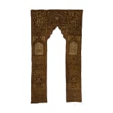 Bestickter Türbehang für eine Moschee, osmanisch, um 1800