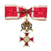 Leopold-Orden, Kommandeurskreuz mit Kriegsdekoration