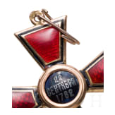St.-Wladimir-Orden - Kreuz 4. Klasse, Russland, um 1910