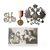 Sechs Auszeichnungen/Medaillen sowie zwei Auflagen, Russland, zwischen 1890 und 1915