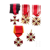 F&uuml;nf Orden, Russland, provisorische Regierung, um 1917