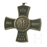 Vier Militärdenkzeichen 1813/1814