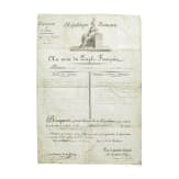 Napoleon I. - eigenh&auml;ndige Unterschrift als 1. Konsul, 1803