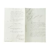 Napoleon I. - eigenh&auml;ndige Apostille vom 31.10.1810