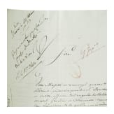 Napoleon I. - eigenh&auml;ndige Apostille vom 31.10.1810