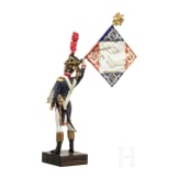 Offizier der Linieninfanterie um 1810 als Fahnentr&auml;ger - Uniformfigur von Marcel Riffet, 20. Jhdt.