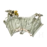 Kaiserin Elisabeth von Österreich - lindgrünes Seidenoberteil mit Perlen- und Blütenbesatz, R. Aufhauser, Wien, um 1860/70