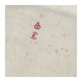 Kaiserin Elisabeth von &Ouml;sterreich - Damastleinen-Serviette mit Floraldekor, um 1870/80