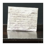 Kaiserin Elisabeth von &Ouml;sterreich - Erinnerungsst&uuml;cke von Neuschwanstein, in eigenh&auml;ndig beschriftetem Kuvert, datiert 20. Juli 1886