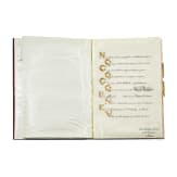 Kaiserin Elisabeth von &Ouml;sterreich - prunkvolle Geschenk-Schreibmappe des "Istituto Centrale di Santa Dorotea in Venezia", vermutlich 1861/62