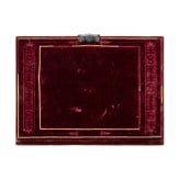 Kaiserin Elisabeth von &Ouml;sterreich - samtbezogene und perlenbestickte Schreibmappe, um 1880