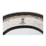Erzherzogin Marie Valerie von &Ouml;sterreich &ndash; silberner Garderobenspiegel, K.u.K. Hof- und Kammerlieferant J. C. Klinkosch, Wien, um 1880