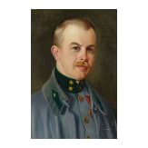 R. Wachtel - Oberleutnant der k.u.k. Infanterie, um 1900
