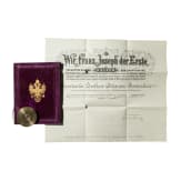 Konstantin Sretkow, Edler von Kostankow (1848 - 1916) - Adelsurkunde, 1904, sowie Patent zum Generalmajor, 1908