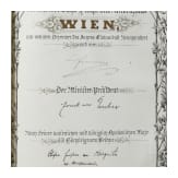 Konstantin Sretkow, Edler von Kostankow (1848 - 1916) - Adelsurkunde, 1904, sowie Patent zum Generalmajor, 1908