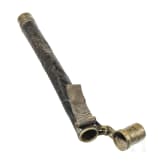 Fl&ouml;tenk&ouml;cher mit milit&auml;rischer Stempelung, um 1850