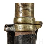 Fl&ouml;tenk&ouml;cher mit milit&auml;rischer Stempelung, um 1850