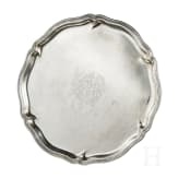 Silberne Geschenkplatte des G&ouml;ttingen-Corps Saxonia