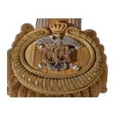 Kaiser Wilhelm II. - pers&ouml;nlicher Zweispitz und Epaulette als Gro&szlig;admiral, im Koffer