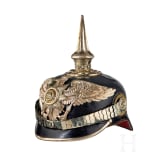 Preu&szlig;en - Helm f&uuml;r Offiziere des 1. Garde-Regiments zu Fu&szlig; mit Besitzermonogramm