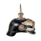 Preu&szlig;en - Helm f&uuml;r Offiziere des 1. Garde-Regiments zu Fu&szlig; mit Besitzermonogramm