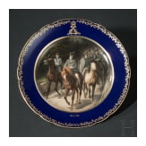 Prinzregent Luitpold (1821 - 1912) - jagdlicher Serviceteller der K&ouml;niglich-Bayerischen Hof-Porzellanmalerei Thallmaier