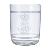 Prinz und Prinzessin Alfons von Bayern (1862 - 1933) - neun Wassergl&auml;ser