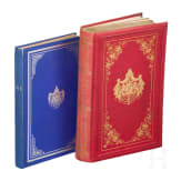Prinz Ludwig Ferdinand von Bayern (1859 - 1949) - zwei B&uuml;cher mit Schmuckeinb&auml;nden