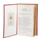 Prinz Ludwig Ferdinand von Bayern (1859 - 1949) - zwei B&uuml;cher mit Schmuckeinb&auml;nden