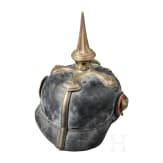 Ernst von Barth zu Harmating (1849 - 1934) oder Carl Graf Verri della Bosia (1865 - 1911) - Helm M 1886 als Offizier im Infanterie-Leib-Regiment